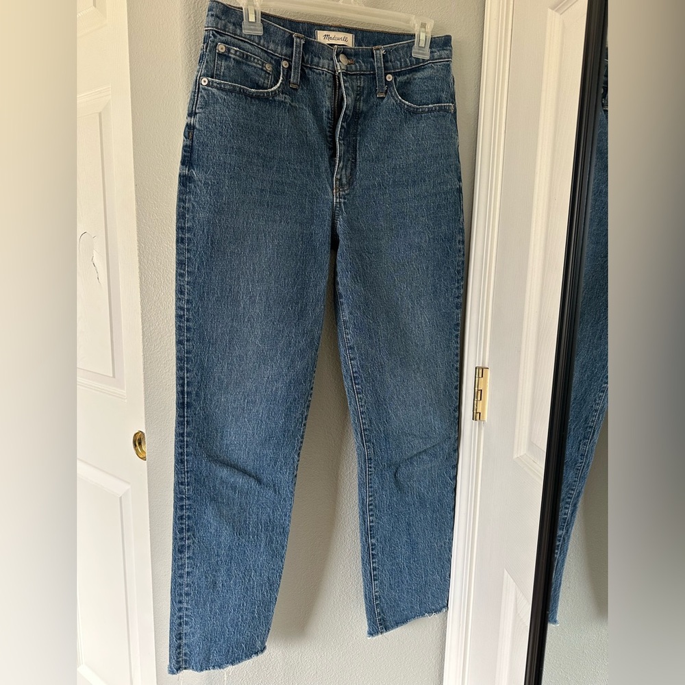 Madewell Tall Classic Straight Jean Corson wash